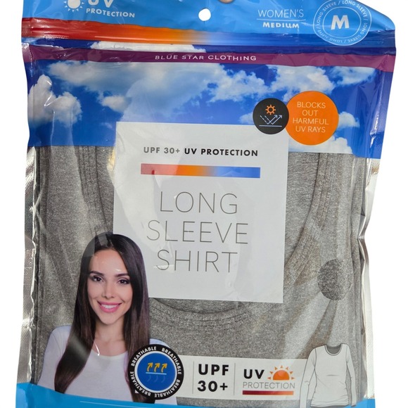Tops - NWT UPF 30+ UV Protection Long Sleeve‎ Shirt Womens